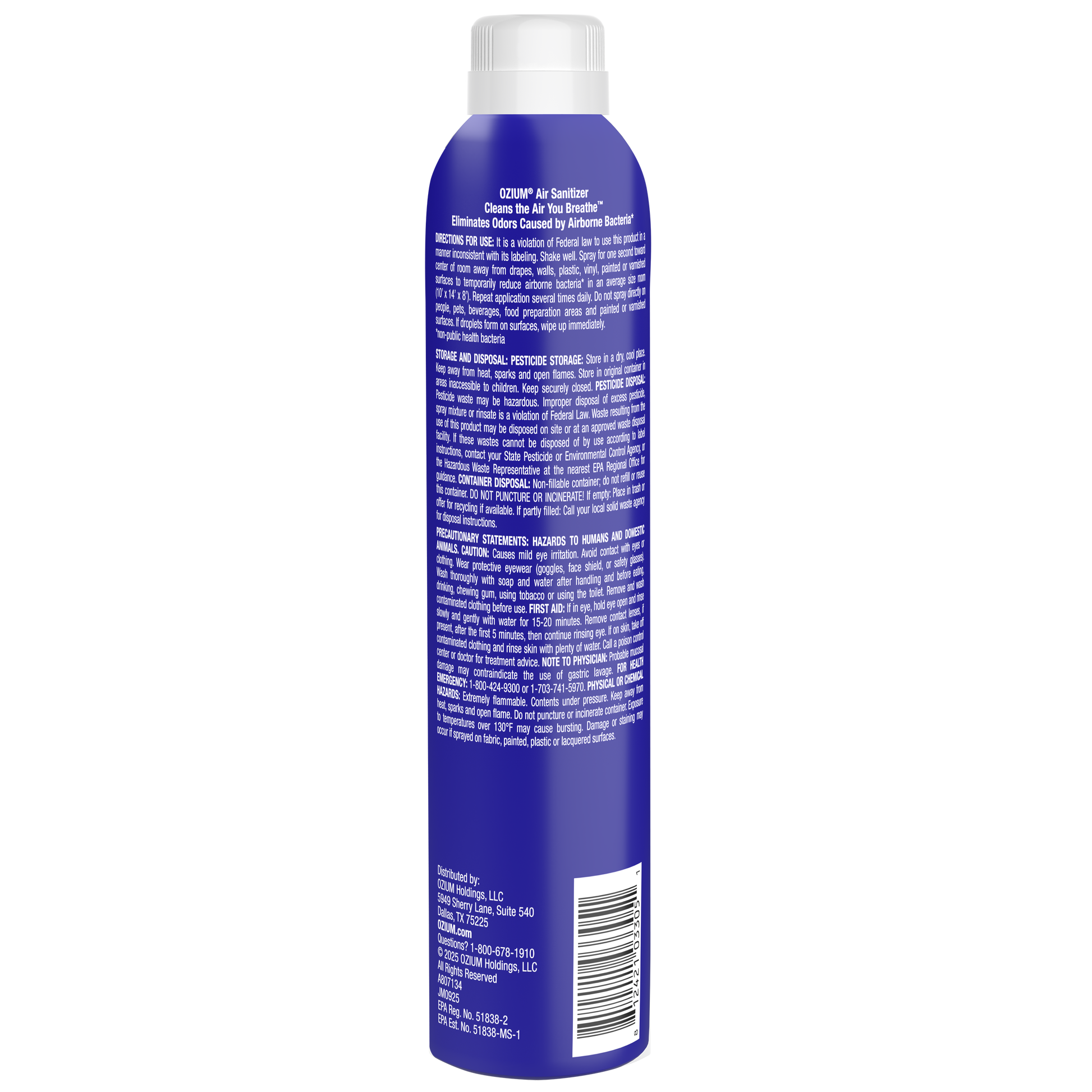 Air Sanitizer Spray 8oz – Ozium Air Sanitizer