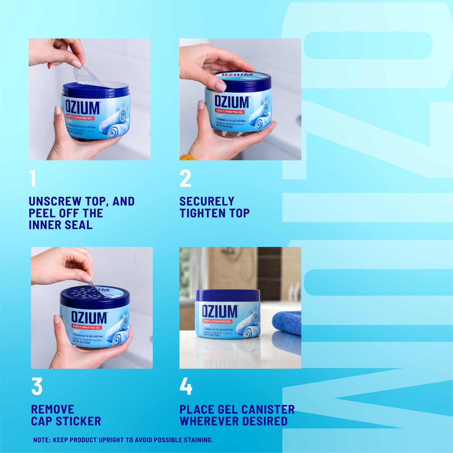 Odor Eliminating Gel 8oz